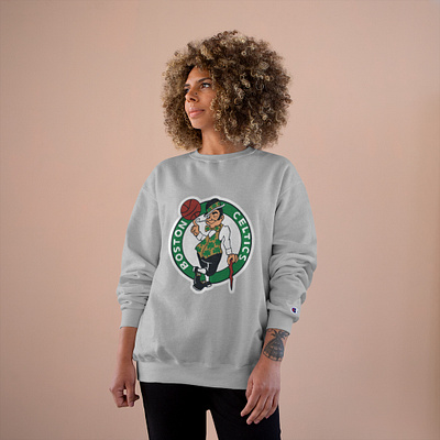 Women's Boston Celtics Champion Sweatshirt apparel design boston boston celtics boston design custom nba clothing logo nba gear nba streetwear nba sweatshirt womens champion womens champion womens clothing