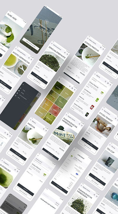 Japanese Tea Store App for Android android app ecommerce ecommerce app japanese japanese tea online shop store tea