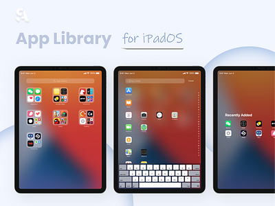 App Library for iPadOS app app library app ui apple ios ipad ipad app ipados ipadpro iphone macos ui ux