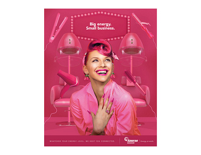 "Energy for Everybody" - Salon advertising art direction camp copywriting humor photoshop