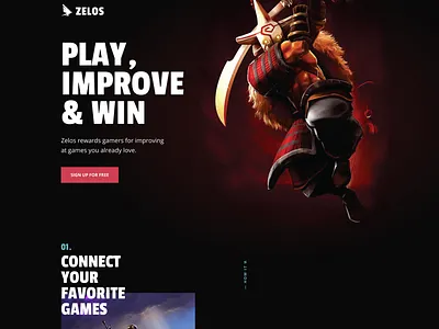 Gaming website clean dark dark website dota 2 gaming gaming website juggernaut marketing minimal web design website