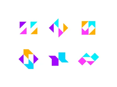 Letter N exploration apps arrow brand identity branding colorful colors icon identity design letter n logo lettermark exploration logo logo design logo designer logo maker logo mark n n logo smart design symbol typography