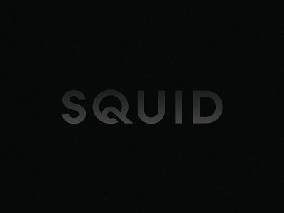 Squid Wordmark branding octopus squid wordmark