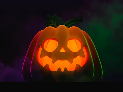 Jack O' Lantern 3d 3d art cinema 4d cinema4d halloween illustration jack o lantern pumpkin