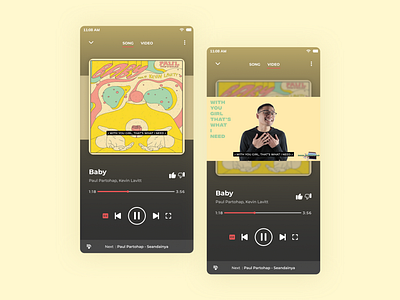 #Exploration | Youtube Music Player exploration music player ui youtube