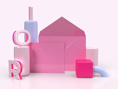 ROI Hero Image | 3D Render 3d 3d artist adobe dimension blender hero image process revisions roi