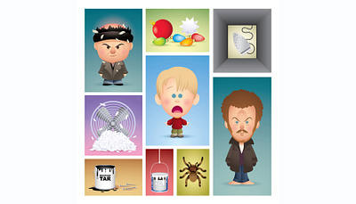 Home Alone adobe illustrator character design cute illustration jerrod maruyama kawaii vector