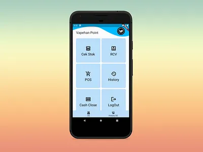 Simple Point of Sales UI Design app branding design illustration mobile mobile ui point of sale typography ui ui design uiux ux