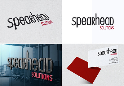 Spearhead Solutions Logo & Branding brand branding business card logo logo design logotype logotype design