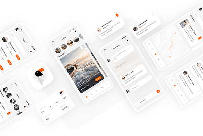 Travel App app design mobile travel ui ux