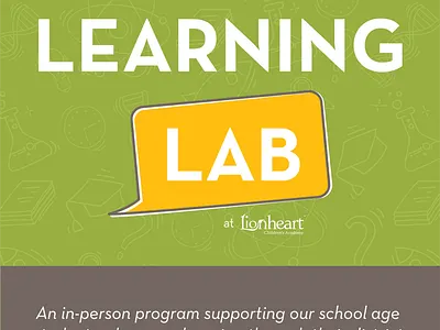Learning Lab Logo after school branding branding and identity branding design design education logo logo logo design preschool