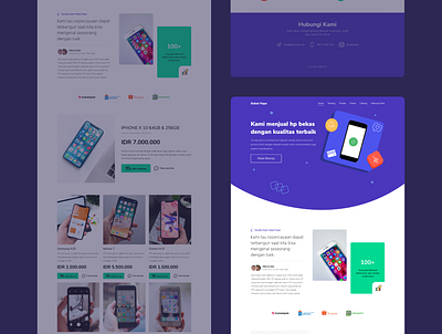 Sobat Hape - Landing Page Exploration app branding design exploration landingpage minimalist modern selling ui uiux website website design