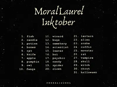Moral Laurel Inktober 2020 digital illustration halloween inktober inktober2020 ipadpro morallaurelinktober procreate promptlist spooky