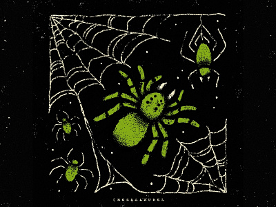 19. Spider 🕷️- Moral Laurel's Inktober digital illustration halloween inktober inktober2020 ipadpro ipadprocreate morallaurelinktober promptlist spider spider webs spiderillustration spooky tarantula