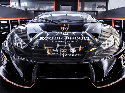 Roger Dubuis x FFF Racing Team car design dubuis illustration lamborghini livery racing roger vector wrapping