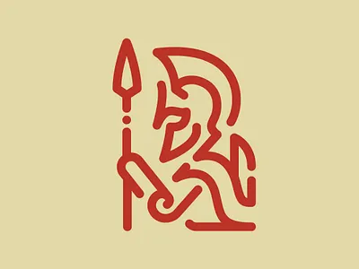 Day 70 - Spartan - 100 Icons Daily 100days 300 design icon illustration leeayr logo minimal spartan vector