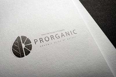 Proganic Logo Design art branding design flat graphic design icon illustration logo minimal vector