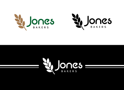 Jones Bakery branding debut design dribbble flat illustration logo minimal new vector website