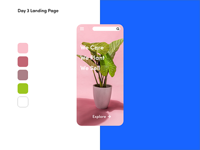 Day 3 Landing Page 100dayschallenge dailyui dailyui 003 dailyuichallenge ui uichallenge uidesign