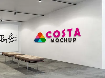 Free Empty Room Wall Logo Mockup download mockup mockup mockup psd mockups psd