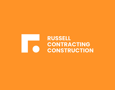 Daily Logo Challenge : Day 45 - Russell Contracting brand identity branding construction creative daily dailylogochallenge design logodesign logodesignchallenge logotype russell visual identity