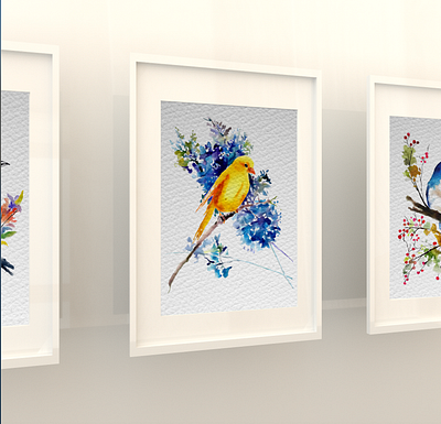 Digital Watercolour Birds bird illustration birds digitalart illustrations water watercolor watercolor art watercolor painting watercolour