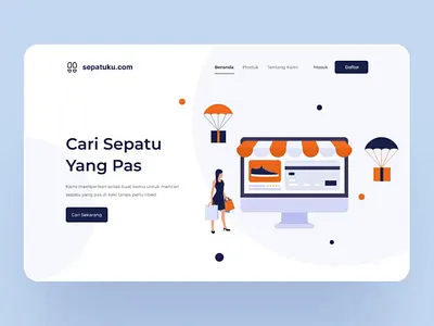 animated e-commerce landing page animated animated hero animation ecommerce gif header hero image landing page motion graphic