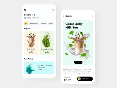 Online Juice App app design delivery delivery app ecommerce food food and drink food app food delivery juice juice bar mobile app mobile ui online shop product design ui