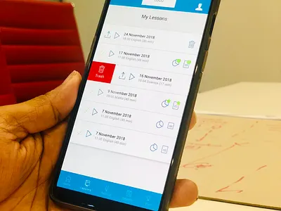 Simple UI - Mobile App List View app button custom design human interface hybrid app ios app list view mobile app design mobile application mobile apps mobile ui mobile ui design native app ui testing user experience ux ux testing uxdesign