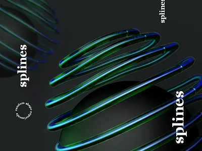 Splines 2020 design c4d c4dfordesigners cinema cinema 4d design dribbble illustration