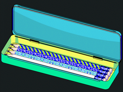Prompt #21 (Memory From Age 10) - Friendtorship 3d 3d art animated gif c4d c4dart cinema 4d cinema4d gif illustration illustration art isometric isometric art isometric illustration pattern design patterns pencil pencil box pencil case pencils sketch and toon