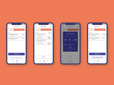 All-Goods. A shot of the coolest pantry app app design branding design grocery grocery online mobile pantry ui user research ux