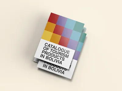 Catalogue of Tourism Products in Bolivia design editorial design layout design