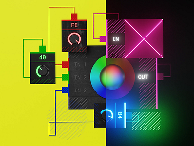 Figma DIY: Building a color system plugin 3d animation blender color system dark theme figma illustration light theme volumetric