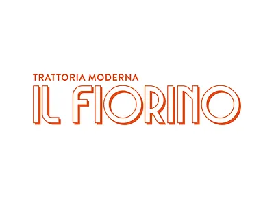 Il Fiorino - Logo Proposal brand identity branding font handmade font lettering logo logotype restaurant typography