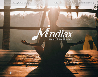 "Mindlax" Harmony for Mind & Soul branding creative design graphic design illustration logo typography vector