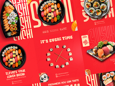 Creative sushi social media ad design advartizing advartizing design branding creative social media design graphic design instagram social media ad design social media design sushi social media design