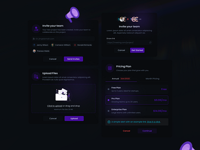 Modal UIKIT - HRM Dashboard chart clean component dashboard design figma hr admin marketplace saas task management ui ui8 uikit uxdesign uxui web app web design website