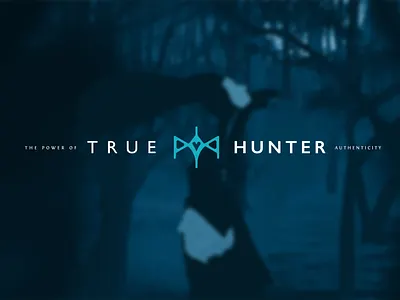 True Hunter - The Power of Authenticity authentic authenticity branding design emotional game hunter identity logo mind objective practice psychologist psychology symbol