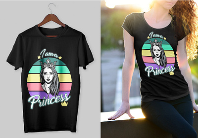 I am a princess T-Shirt t shirt design