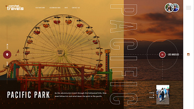 Pacific park ui ux web