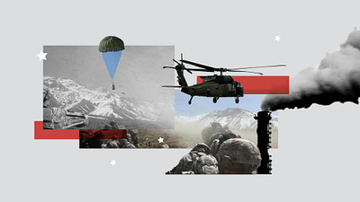 NPR's 2020 Issue Tracker: National Security 2020 abstract armed forces collage design illustration journalism national security news photoshop politics security terrorism united states