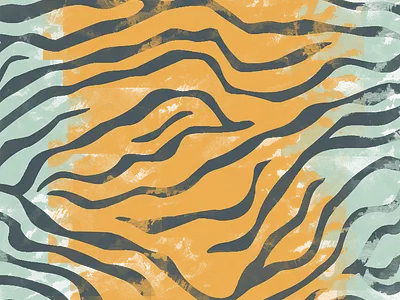 Pastel watercolor tiger print color oil paint packaging page painting paper pastel pastels pattern tiger print tiger stripes