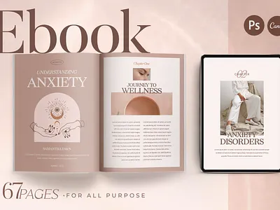 eBook Template Creator CANVA | PS branding brochure business canva catalogue clean download elegant free indesign lookbook magazine modern portfolio template template design templates