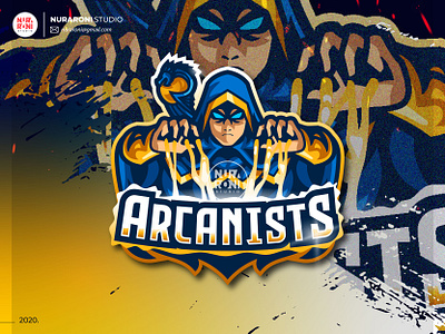 Arcanist Mascot Logo adobe illustrator cartoon cartoon character cartoon logo character digital art esport esportlogo game logo game online illustration logo logodesign mascot mascot design mascot logos twitch twitch logo vector youtube