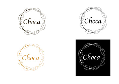 Choca logo chocolat chocolate designer graphique digital art food graphic design logo logo design natural