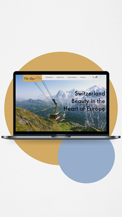 Switzerland Travel & Vacation Website dailyui design designer desktop destination destinations europe swiss switzerland travel travel app travel website traveler ui user experience ux wanderlust webdesigner website website design