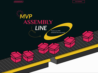 MVP Assembly Line animation app branding consulting agency design development agency illustration landing page design logo minu mobile mvp outsourcing agency prototype startup ui ux web design web design agency web design and development