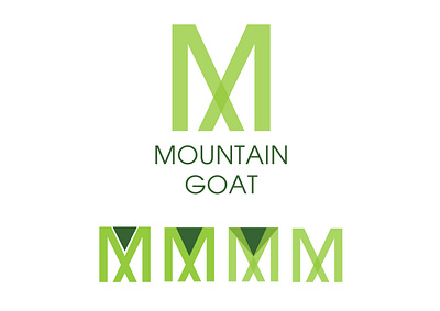 Mountain Goat Hiking App Logo aggregator app award winning hiker hiking himalayan himalayas illustration logo logo design logo designer mountains