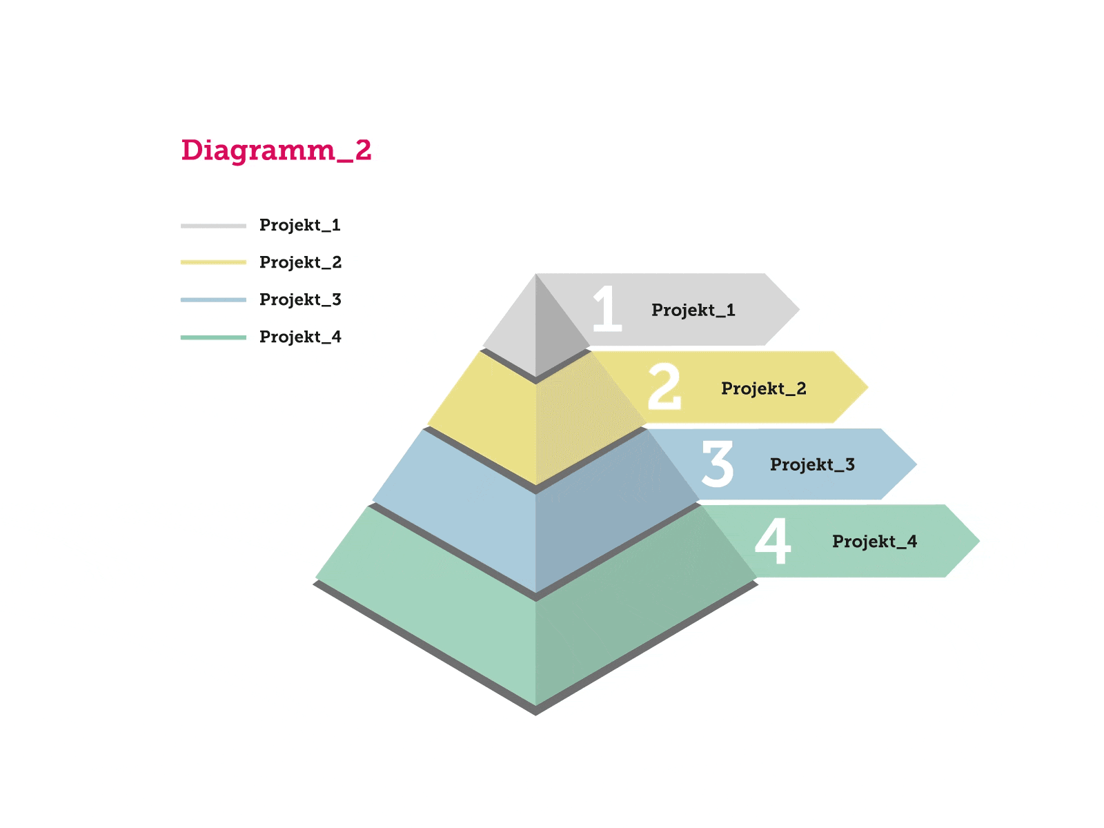 Pyramid Chart animation chart colors design diagram graphics pyramid triangle typography vector